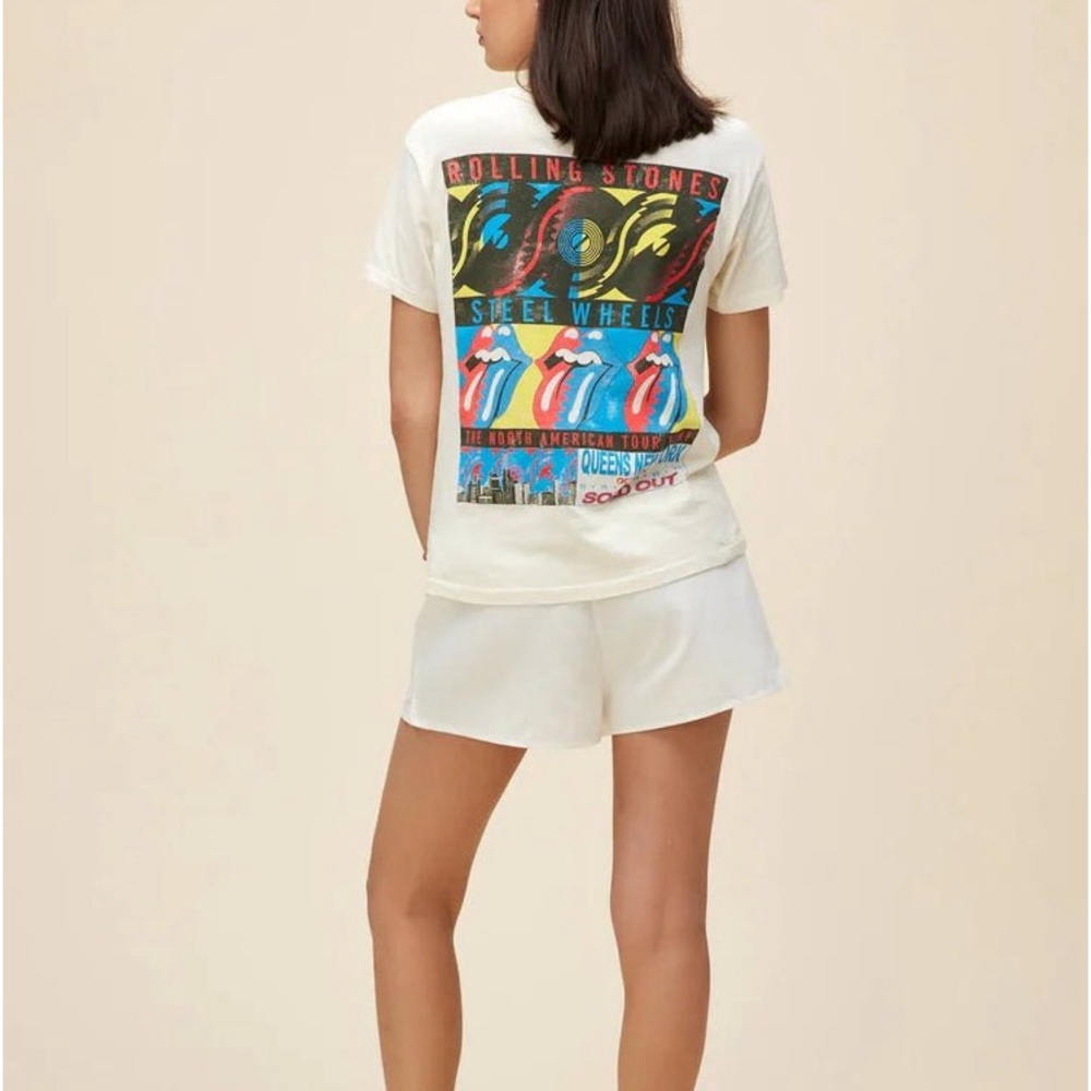Daydreamer Rolling Stones Steel Wheels Ringer Tee - Picture 2 of 3